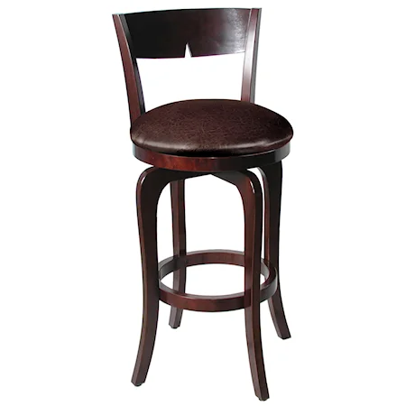 24" Counter Height Luna Swivel Stool